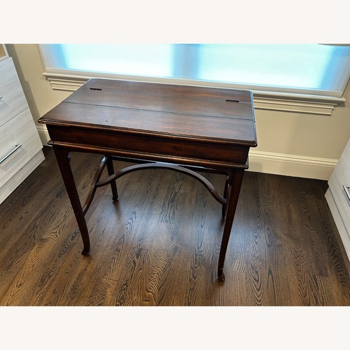 Used Theodore Alexander Kaye Campaign Wood Desk for sale on AptDeco
