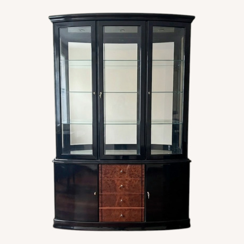 Used Vintage/Antique Finds Dark Brown Wood Armoire for sale on AptDeco