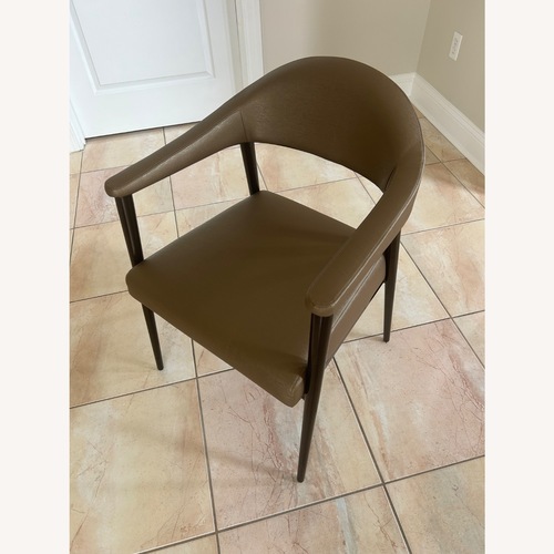 Used Elite Modern Bronze Dining Chairs - Set of 4 for sale on AptDeco
