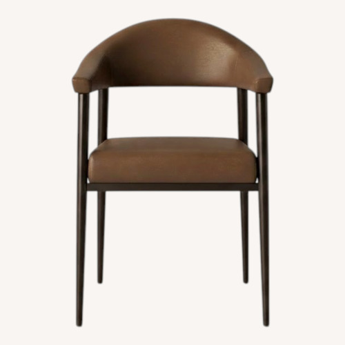 Used Elite Modern Bronze Dining Chairs - Set of 4 for sale on AptDeco