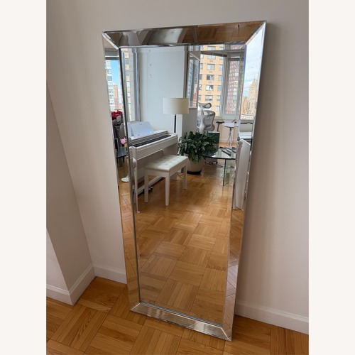 Used Portfolio Beveled Glass Leaner Mirror for sale on AptDeco