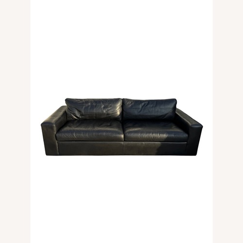 Used American Leather Black Leather 3+ Seater Sofa for sale on AptDeco