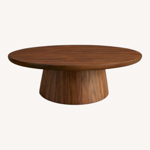 Used Arhaus Hemmings Walnut Nesting Coffee Table for sale on AptDeco
