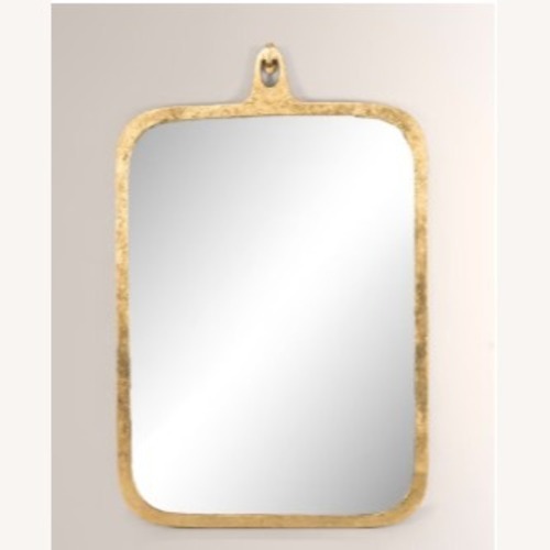 Used Four Hands Hyde Gold Mirrored Glass Wall Mirror for sale on AptDeco