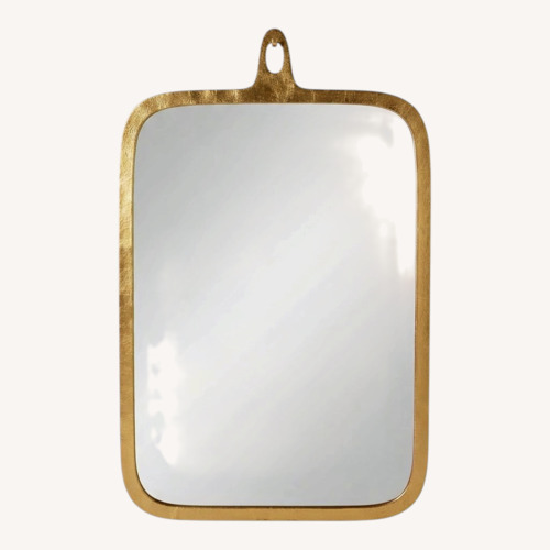 Used Four Hands Hyde Gold Mirrored Glass Wall Mirror for sale on AptDeco
