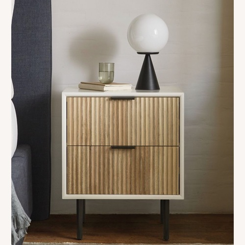 Used West Elm Quinn Nightstand (21") in Rubberwood for sale on AptDeco