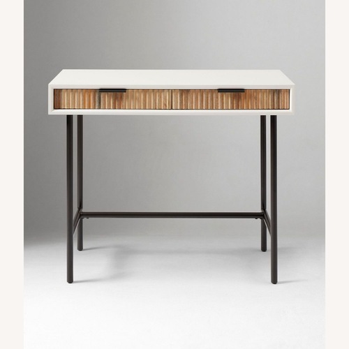 Used West Elm Quinn Mini Desk (37") in Rubberwood for sale on AptDeco