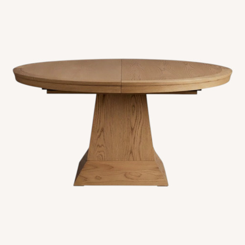Used Arhaus Dining Table in Weathered Oak for sale on AptDeco