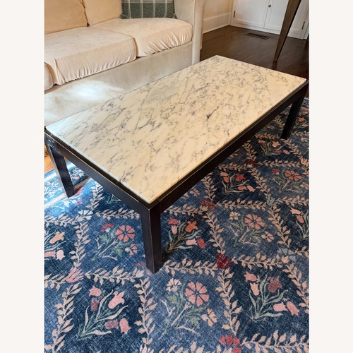 Used Vintage/Antique Finds White Marble Coffee Table for sale on AptDeco
