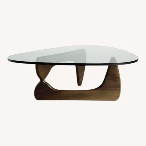 Used Transparent Glass Coffee Table for sale on AptDeco