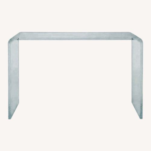 Used CB2 Peekaboo Acrylic Desk for sale on AptDeco