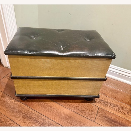 Used Vintage/Antique Finds Dark Brown Book Chest for sale on AptDeco