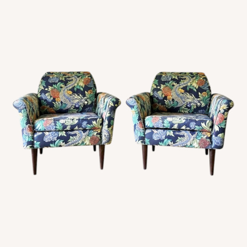Used MCM Dragon Print Chairs for sale on AptDeco