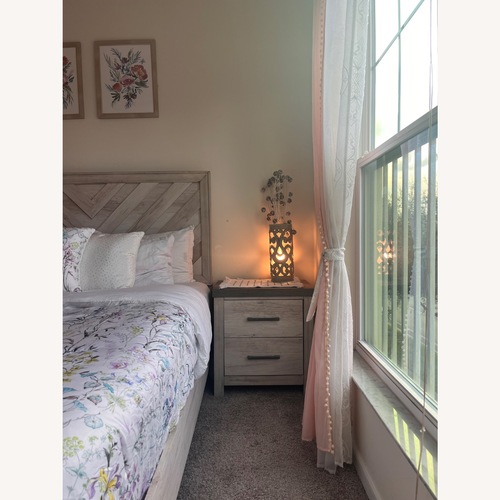 Used City Furniture Blueridge Wood Nightstand for sale on AptDeco