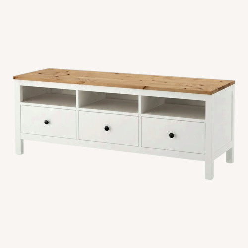 Used IKEA HEMNES White TV Stand for sale on AptDeco