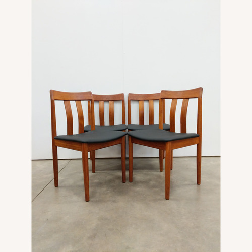 Used 4 Vintage Vamdrup Danish Modern Teak Dining Chairs for sale on AptDeco