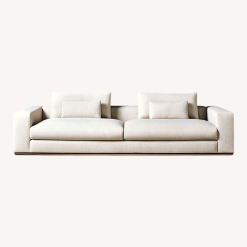 Used Maiden Home Natural Fabric 3+ Seater Sofa for sale on AptDeco