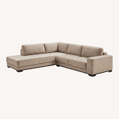 Used W. Schillig USA Natural 2 Piece Sectional for sale on AptDeco