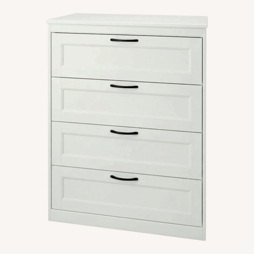 Used IKEA Songesand White 4 Drawer Dresser for sale on AptDeco