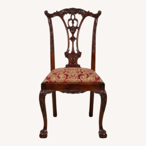 Used  4 Vintage Chippendale-Style Dining Chairs for sale on AptDeco