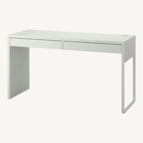 Used IKEA White Wood Desk for sale on AptDeco