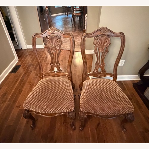 Used Bernhardt Dark Brown Wood Dining Chair for sale on AptDeco