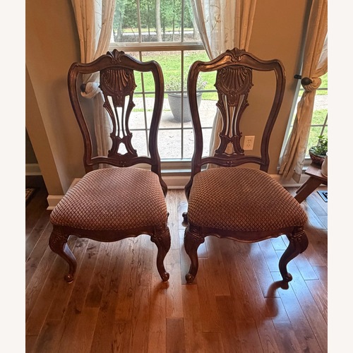Used Bernhardt Dark Brown Wood Dining Chair for sale on AptDeco
