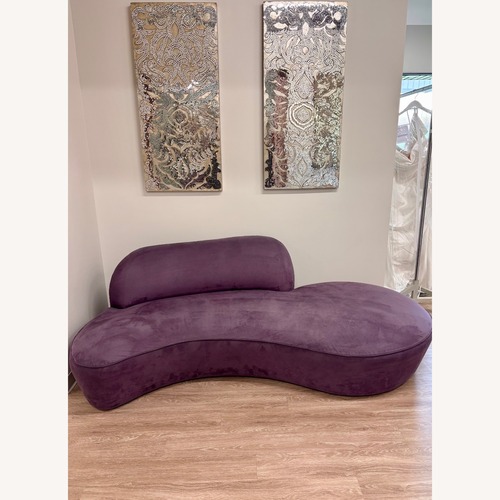 Used American Leather Purple Chaise Lounge for sale on AptDeco