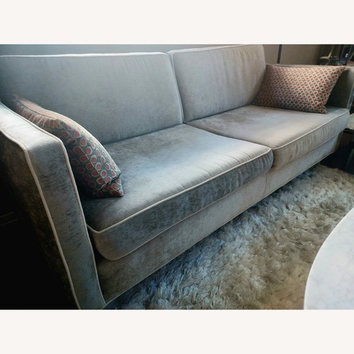 Used Room & Board Jasper Silver Fabric Jasper Sofa for sale on AptDeco