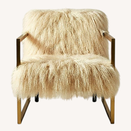 Used Natural Fur and Hide Accent Chair for sale on AptDeco