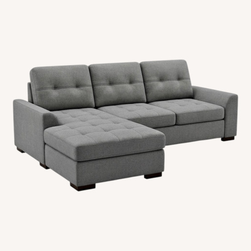 Used Alpine Furniture Light Gray 3+ Piece Sectional for sale on AptDeco
