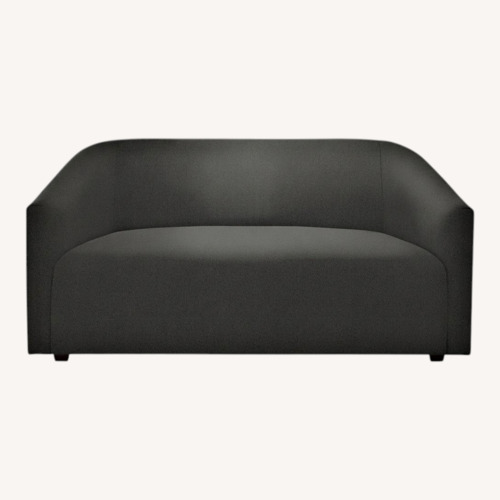 Used Room & Board Black Velvet 2 Seater Sofa for sale on AptDeco