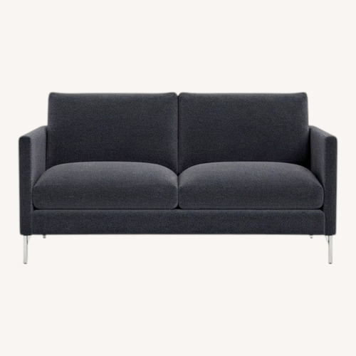 Used ABC Carpet and Home Dark Gray Loveseat for sale on AptDeco