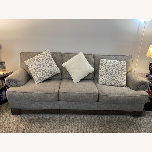 Used Ashley Furniture Light Gray 3+ Seater Sofa for sale on AptDeco