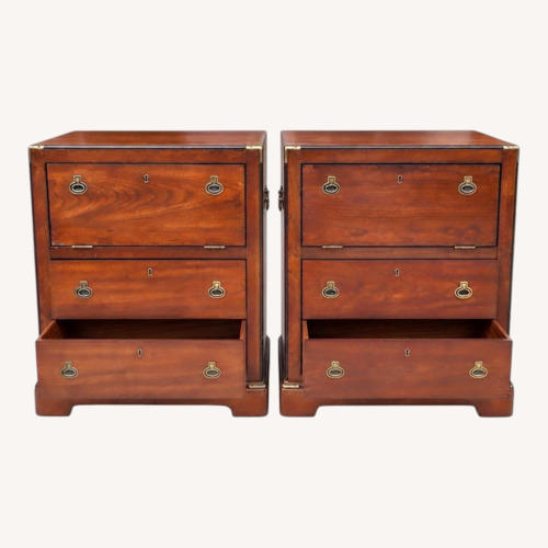 Used Dark Brown Wood Sideboard for sale on AptDeco