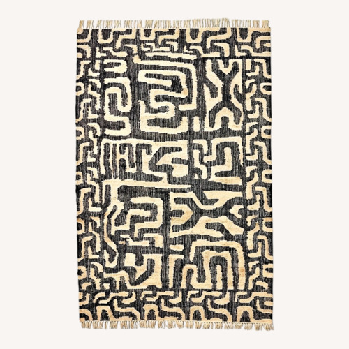Used Anthropologie Handwoven Tyler Jute Rug Swatch 8' x 10' for sale on AptDeco
