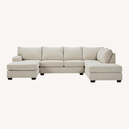 Used Ashley Furniture Cambri Tan Sectional  for sale on AptDeco