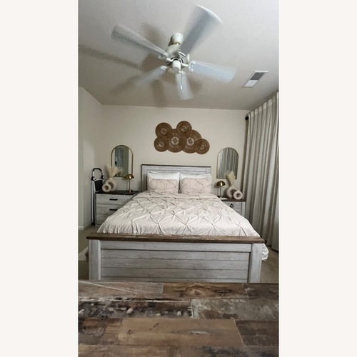 Used Ashley Furniture Willowton Queen Size Bed  for sale on AptDeco