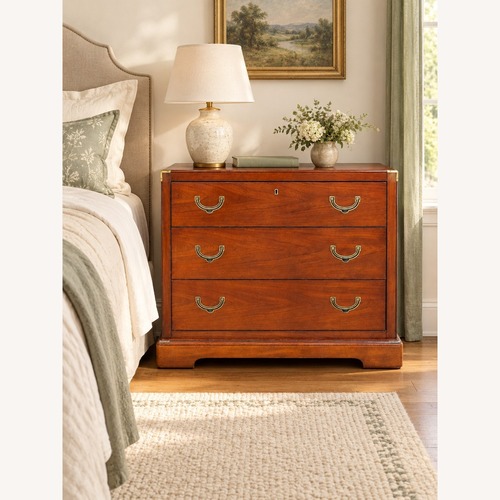 Used Light Brown Wood Dresser for sale on AptDeco