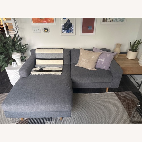 Used West Elm Eddy 74" Flip Sectional for sale on AptDeco