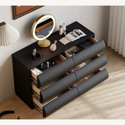 Used Amazon Black 6-Drawer Dresser for sale on AptDeco