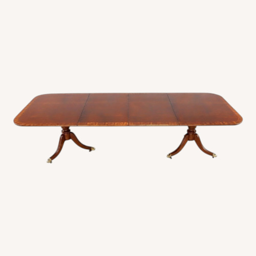 Used Henredon Dark Brown Wood Dining Table for sale on AptDeco
