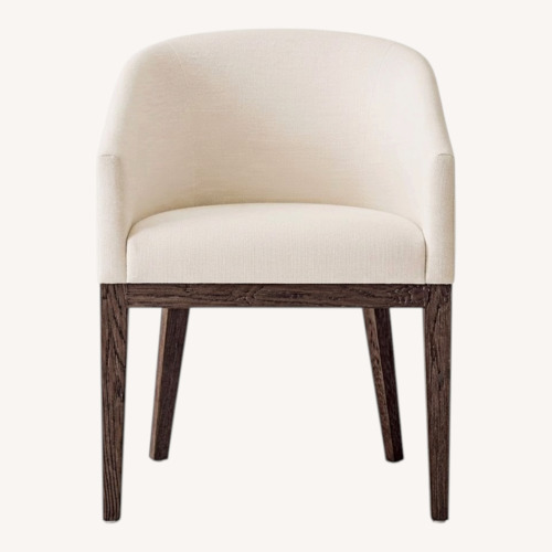 Used Restoration Hardware Natural Linen Dining Chairs for sale on AptDeco
