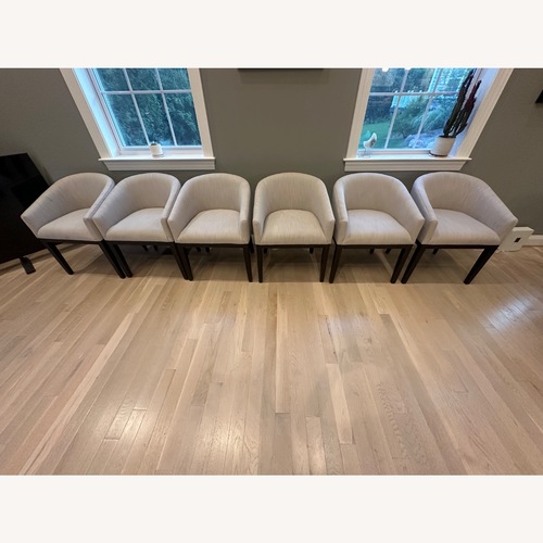 Used Restoration Hardware Natural Linen Dining Chairs for sale on AptDeco