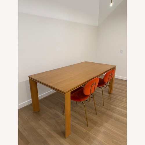 Used Joybird Natural Wood Dining Table for sale on AptDeco