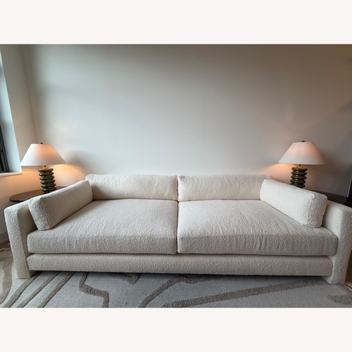 Used CB2 Marguerite Boucle Sofa for sale on AptDeco