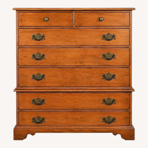 Used Maple Nutmeg Wood Ethan Allen Chest of Drawers for sale on AptDeco