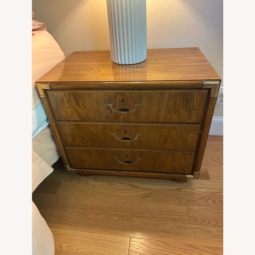 Used Drexel Dark Brown Wood Side Tables for sale on AptDeco