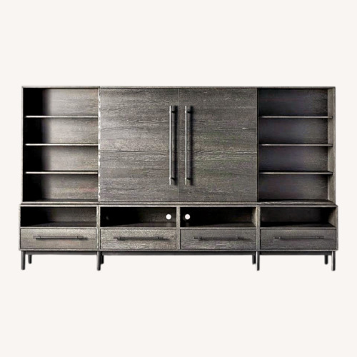 Used Arhaus Sullivan 126" Media Wall Unit - Cinder for sale on AptDeco