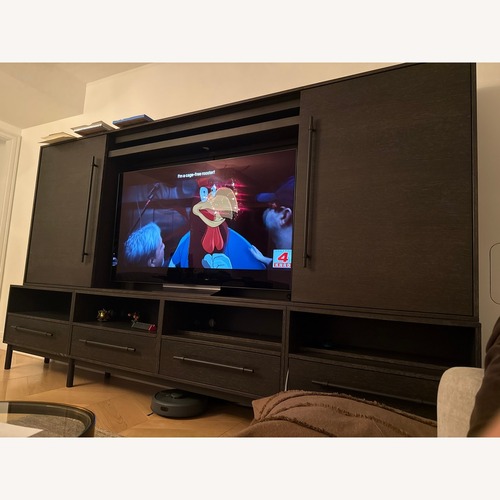 Used Arhaus Sullivan 126" Media Wall Unit - Cinder for sale on AptDeco